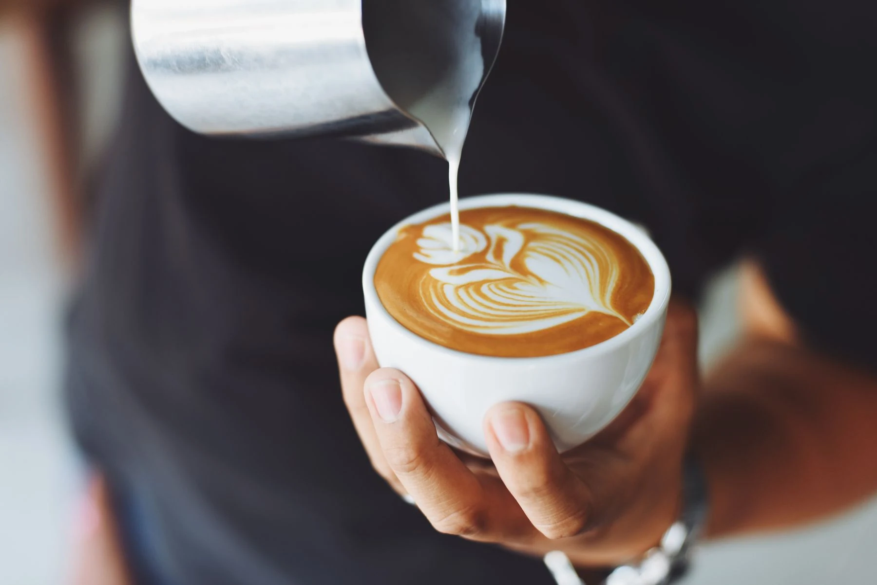 Ilustrasi sajian kopi